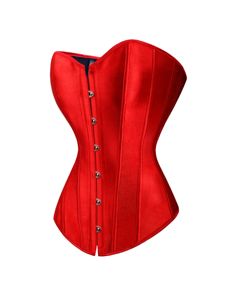 Корсет в стиле стимпанк чистый Готический женский атласный сексуальный бюстье