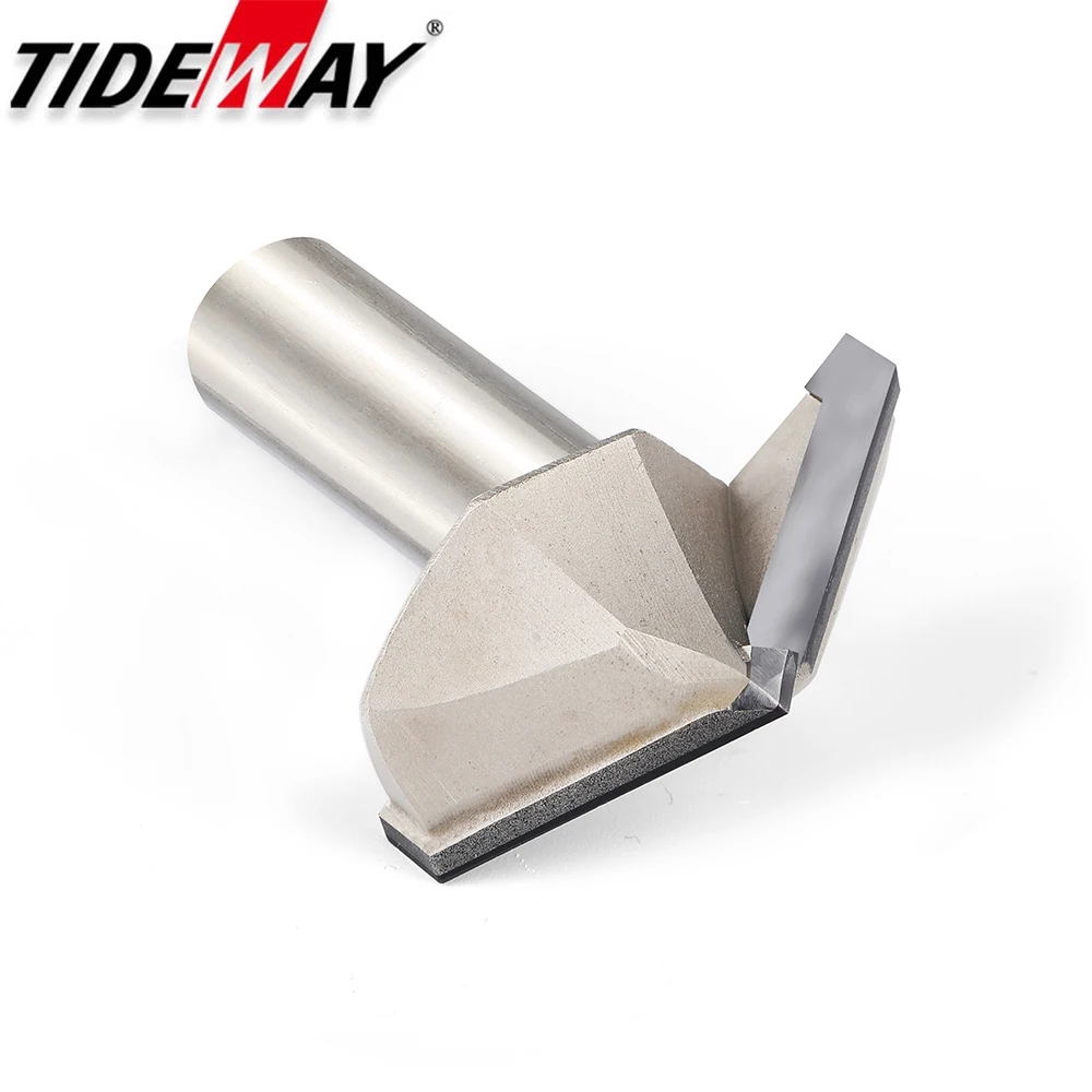 Tideway 1 шт. 1/4 "хвостовик алмазное CVD покрытие типа V фреза для древесины Концевая