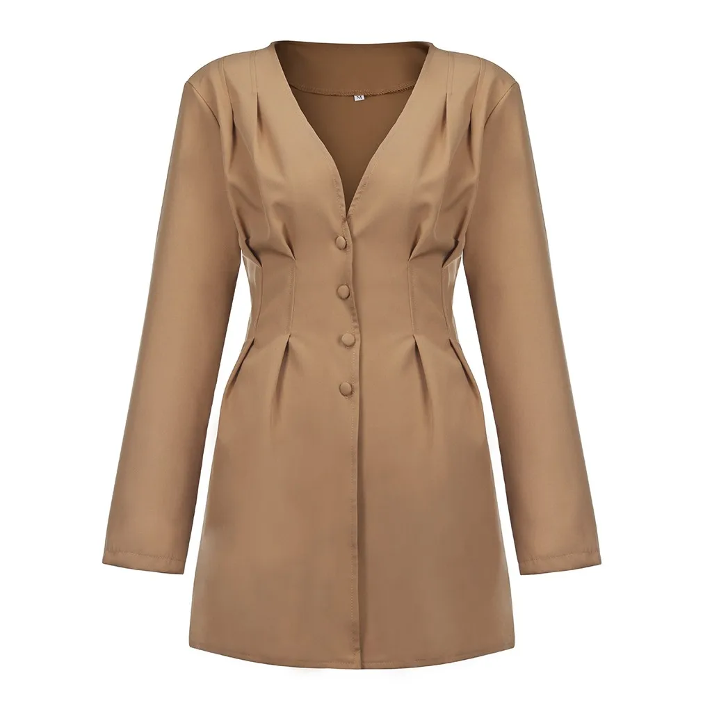 Женские блузки базовая распродажа однотонная Осенняя рубашка на пуговицах 2020 с