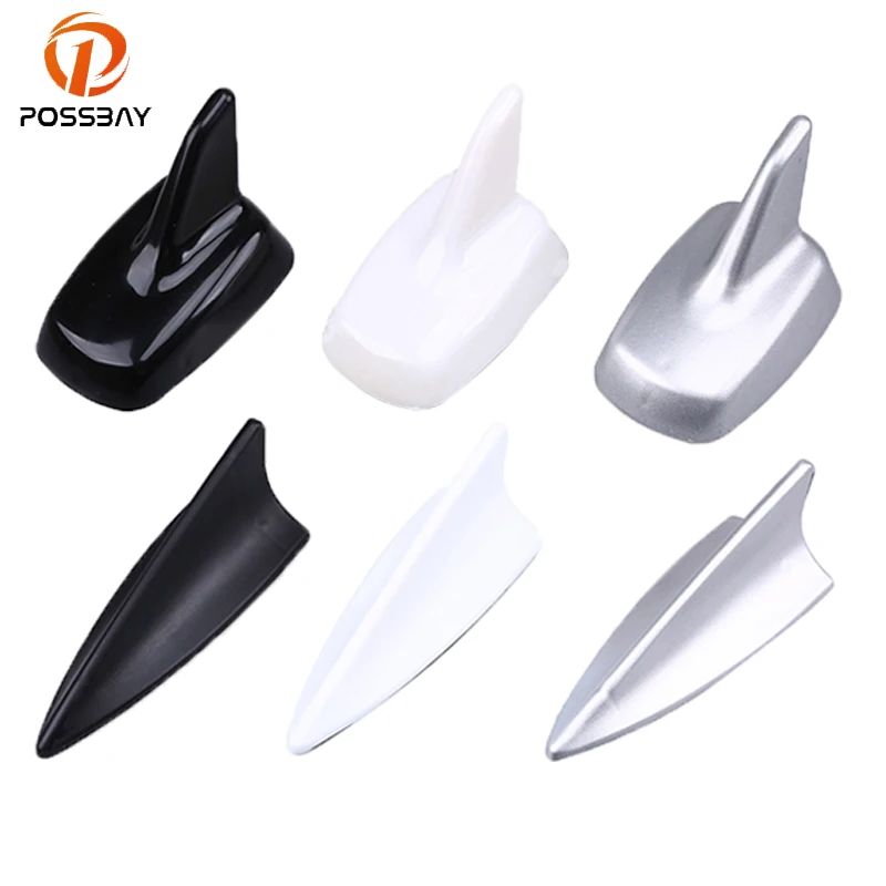 POSSBAY автомобильная антенна плавник акулы черный/белый/Серебряный автомобильные