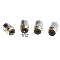 195 Plan 4X 10X 40X 100X Objective lens Set Biological Microscope Achromatic Objectives 203 RMS Microscope Parts Accessories