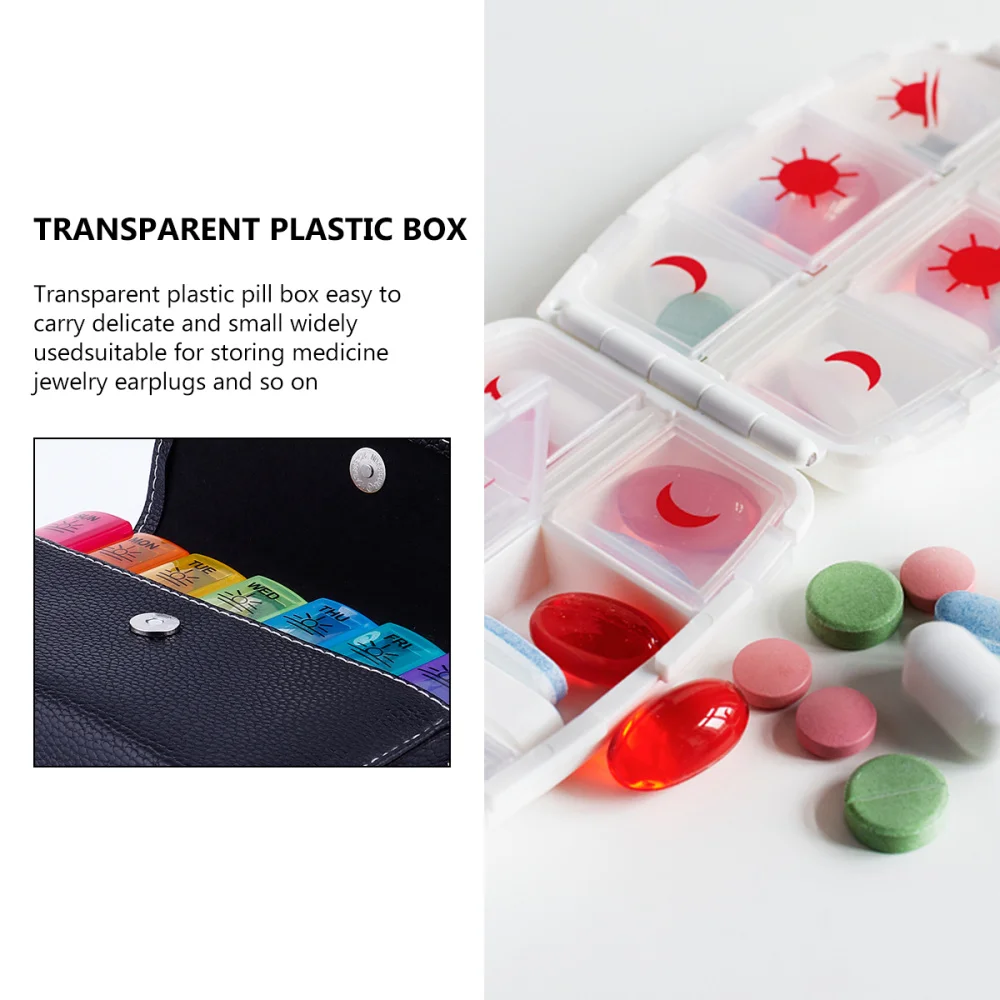 

1 Set Outdoor Travel Storage Box Medicine Boxes Protable Pill Case