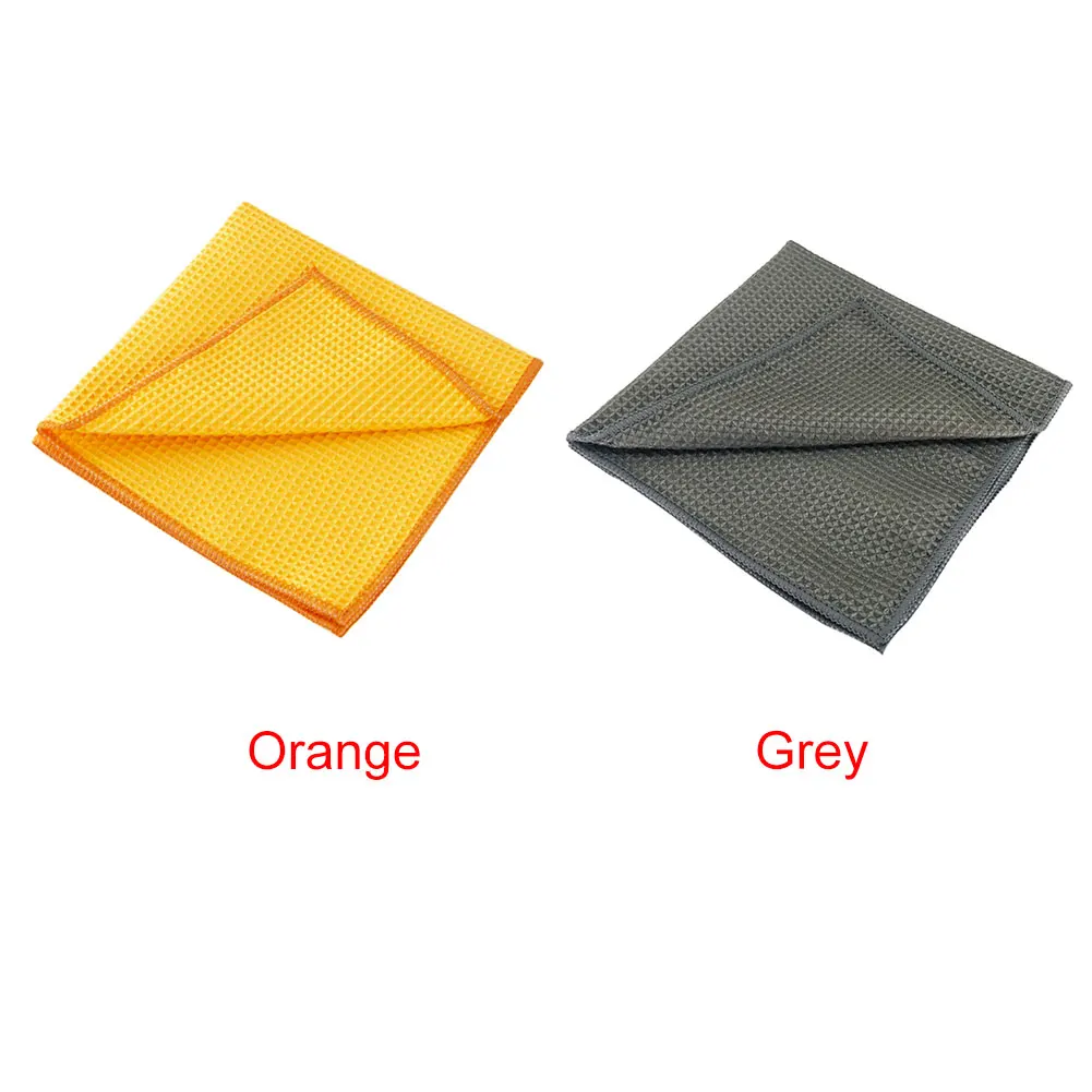 Rag Honeycomb Cloth Tool No Lint Window Glass Soft Microfiber Detailing Waffle Towel Absorbent Duster Home Car Washing Cleaning | Спорт и