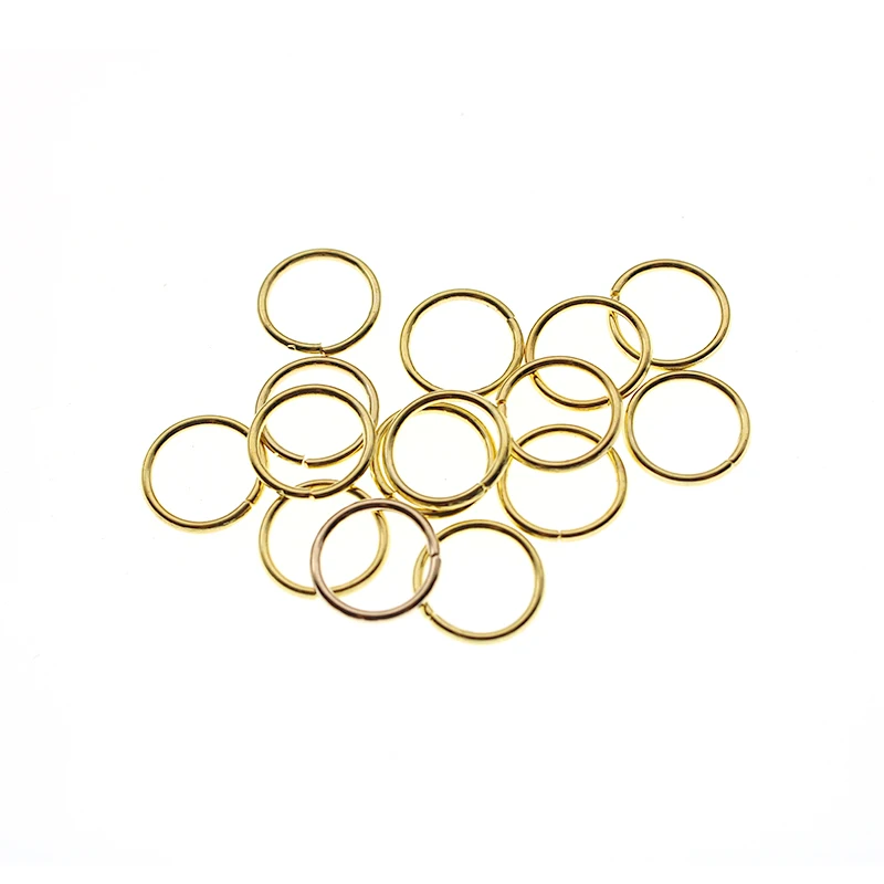 Соединительные кольца для бижутерии сделай сам серебристые разрезные