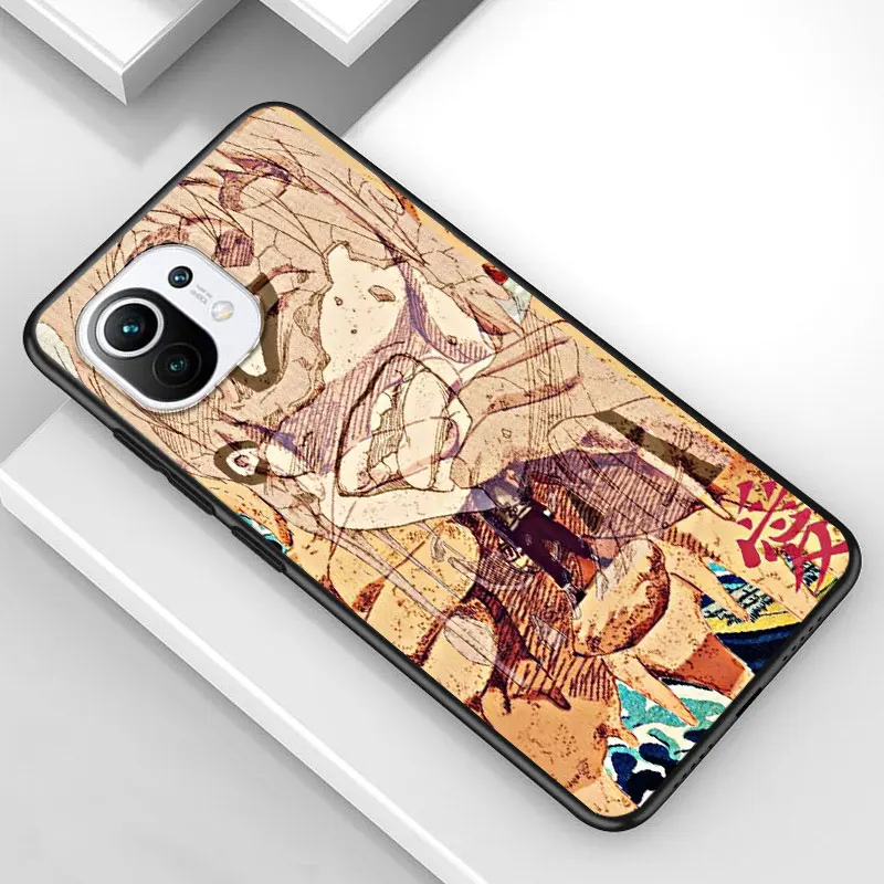 

Anime Naruto Gaara for Xiaomi Mi 11 10T Note 10 Ultra 5G 9 9T SE 8 A3 A2 A1 6X Pro Play F1 Lite 5G Black Phone Case