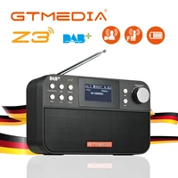 radio receiver gtmedia z3 portable digital dab stereo rds multi band radio speaker alarm clock tft black and white lcd display