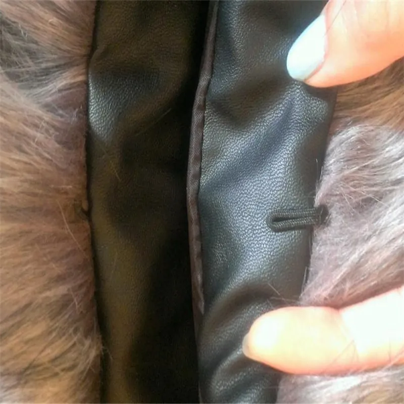 Высокое качество меховой жилет пальто роскошная Искусственная лиса теплое