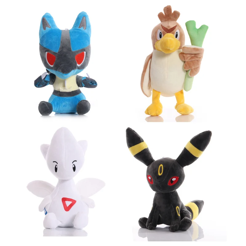 4 стиля 23 25 см Покемон Umbreon фартук вместе люкарио Плюшевые игрушки Куклы Kawaii