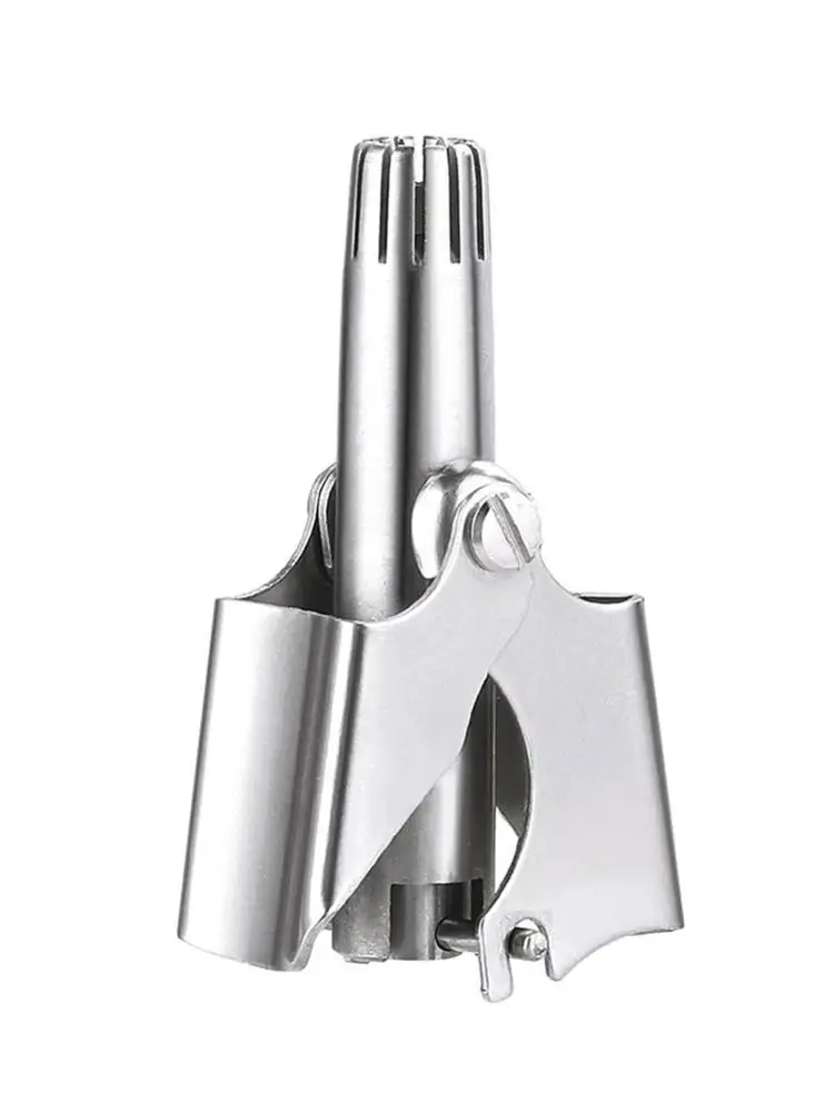 

Триммер для волос в носу, мужской ручной Водонепроницаемый Простой Легкий триммер из нержавеющей стали, моющийся