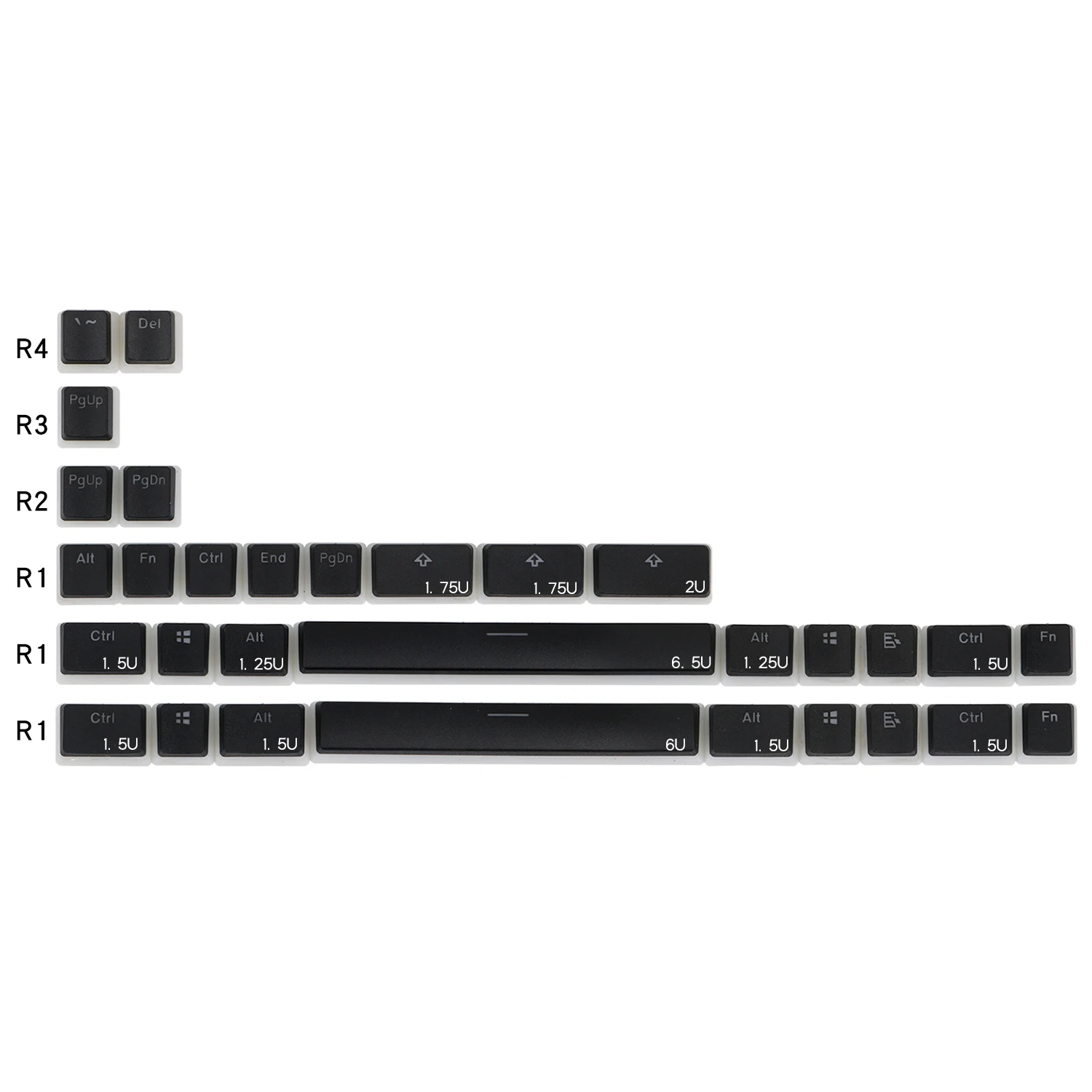 Пудинг pbt Doubleshot подсветка колпачок черный для Corsair STRAFE K65 K70 Logitech G710 + Razer blackwoman Ultimate