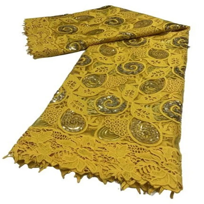 

White French Lace Fabric With Sequins African Net Lace Fabric Embroidery Soft Sequined Milk Silk For Wedding Pink/Gold