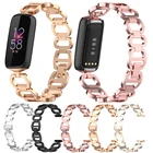 Новый браслет Essidi 2021 из нержавеющей стали для Fitbit Luxe, металлический браслет для часов, браслет на запястье, петля для Fitbit Luxe