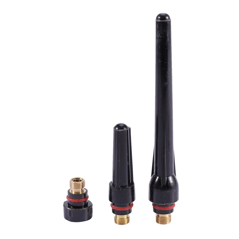 

17Pcs Welders Welding Torch Tig Cup Collet Body Nozzle Kit Tungsten Electrode For Wp-17/18/26 Tig Welding Torch