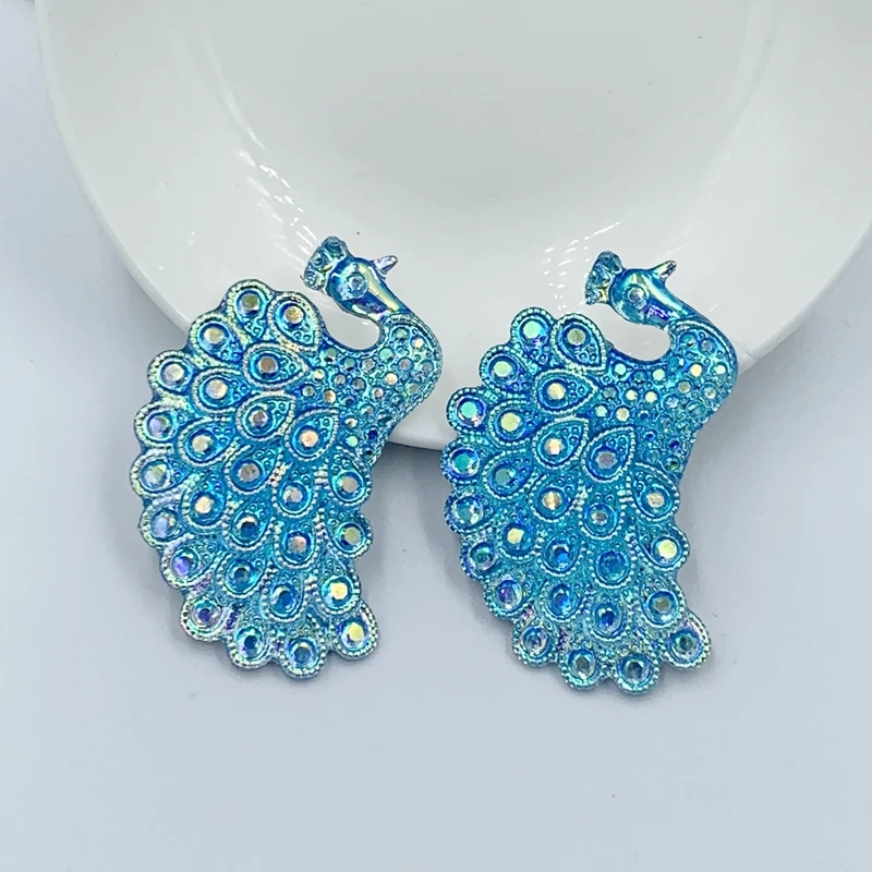 31*47 мм в форме павлина стразы с плоской задней стороны предметы искусства и