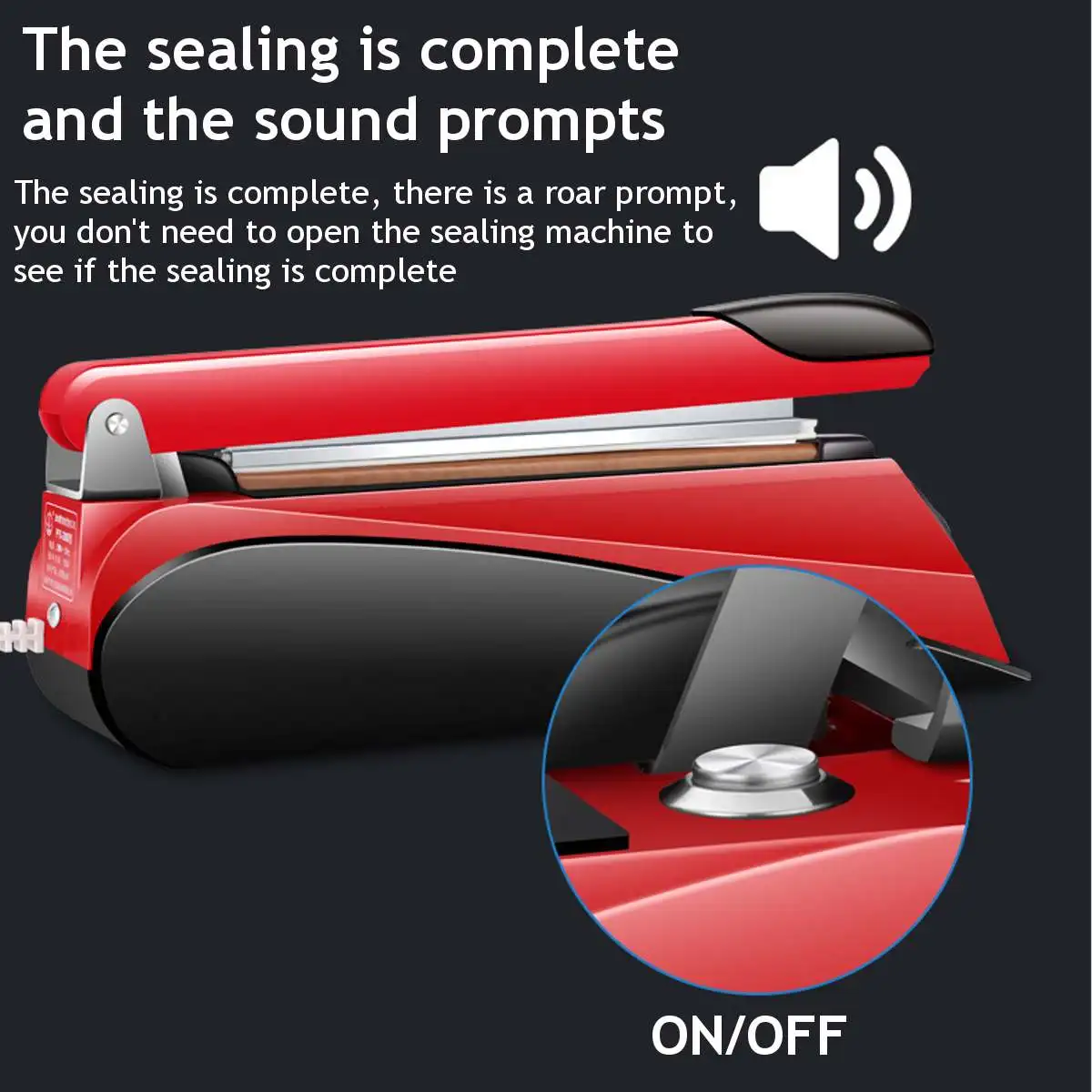 

Portable Practical Design Electric Food Vacuum Heat Sealer Household Vacuum Food Packing Sealing Machine Kitchen Tool Save Food