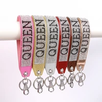 wesparking wristlet strap keychain accessories for women emo teens cool stuff key chain bling bling queen free shipping gift