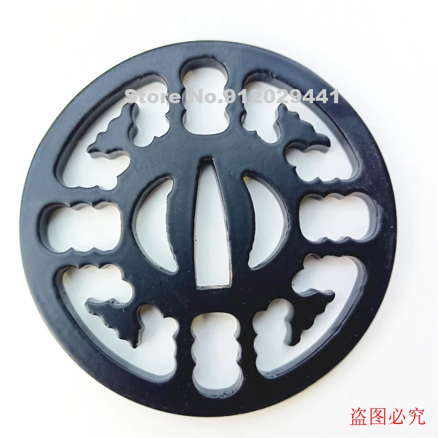 Хороший Сильный гладить Сталь Tsuba для японский самурайский меч катана
