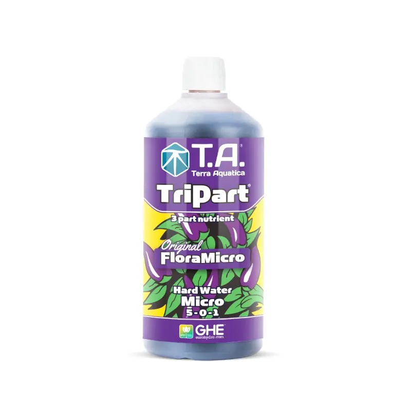 TriPart Micro HW 0 5L 1L (для жёсткой воды) Terra Aquatica удобрения для гидропоники растений