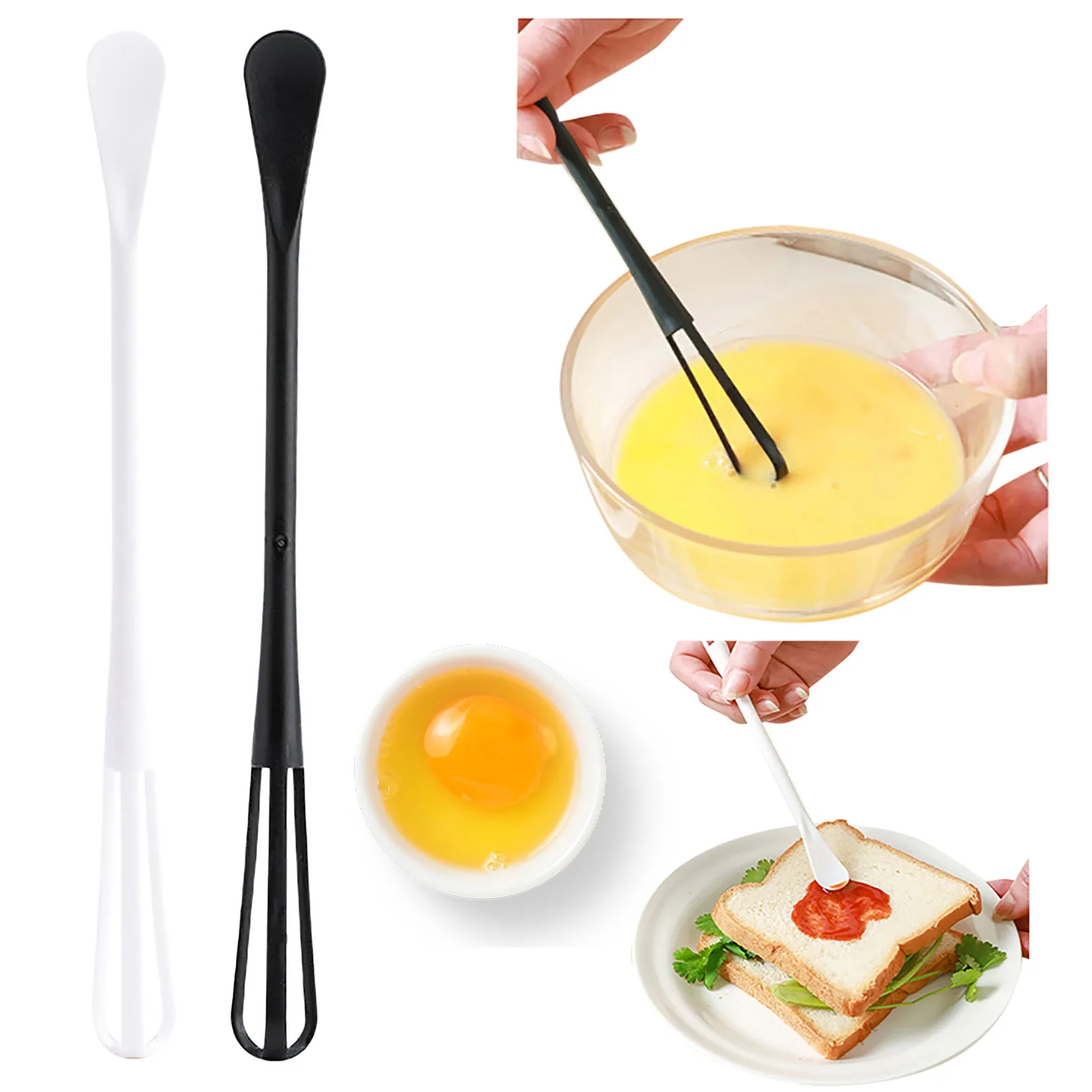 

Новый Кухонный силиконовый венчик для яиц, Пенообразователь для молока, кухонная утварь, кухонный силиконовый инструмент для взбивания яиц, миксер для яиц, ложка для приправ
