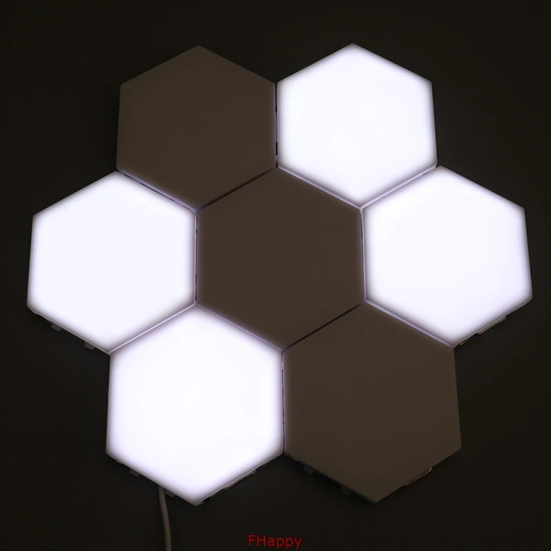 3/6 шт. сенсорный светильник ing лампа с шестигранной головкой лампы Quantum модульный
