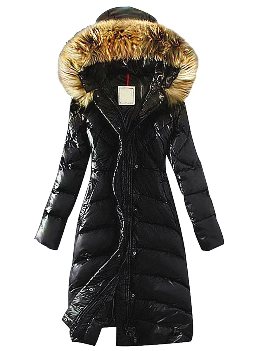 

Faux Fur Hooded Long Warm Thicken Women's Winter Overcoat