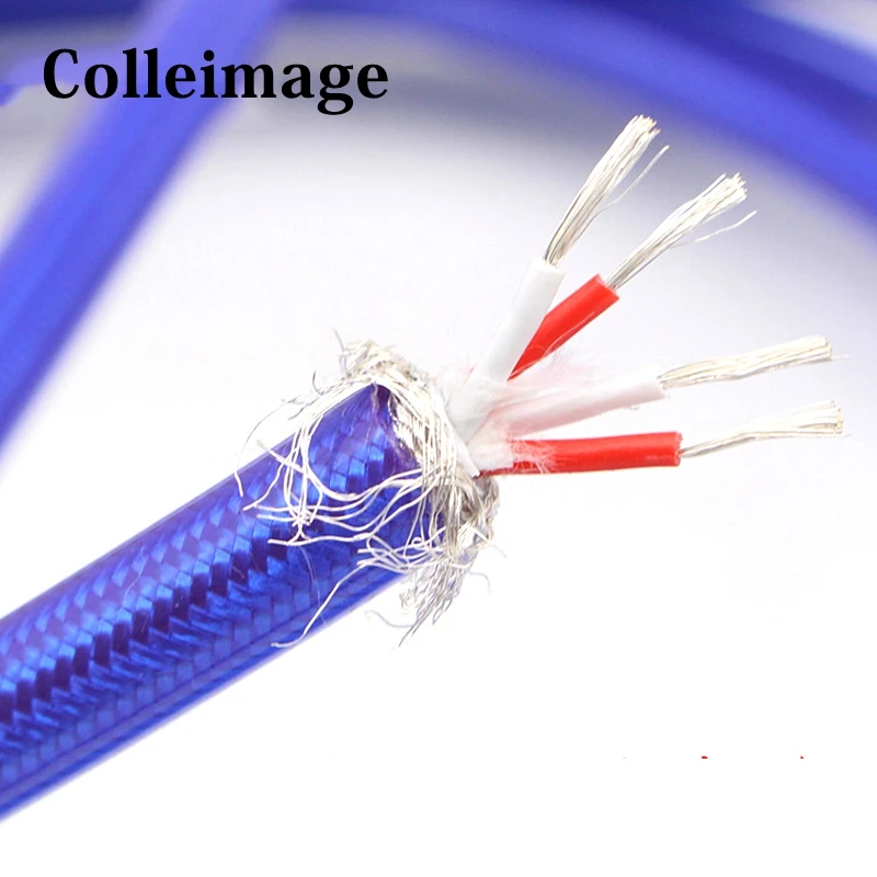 Высококачественный посеребренный Соединительный аудиокабель объемный кабель