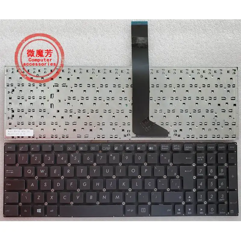 BR Клавиатура для ноутбука Asus X550 X550C X501 X502 K550 A550 Y581 X550V X552C X550VC F501 F501A F501U Y582 S550 D552C -