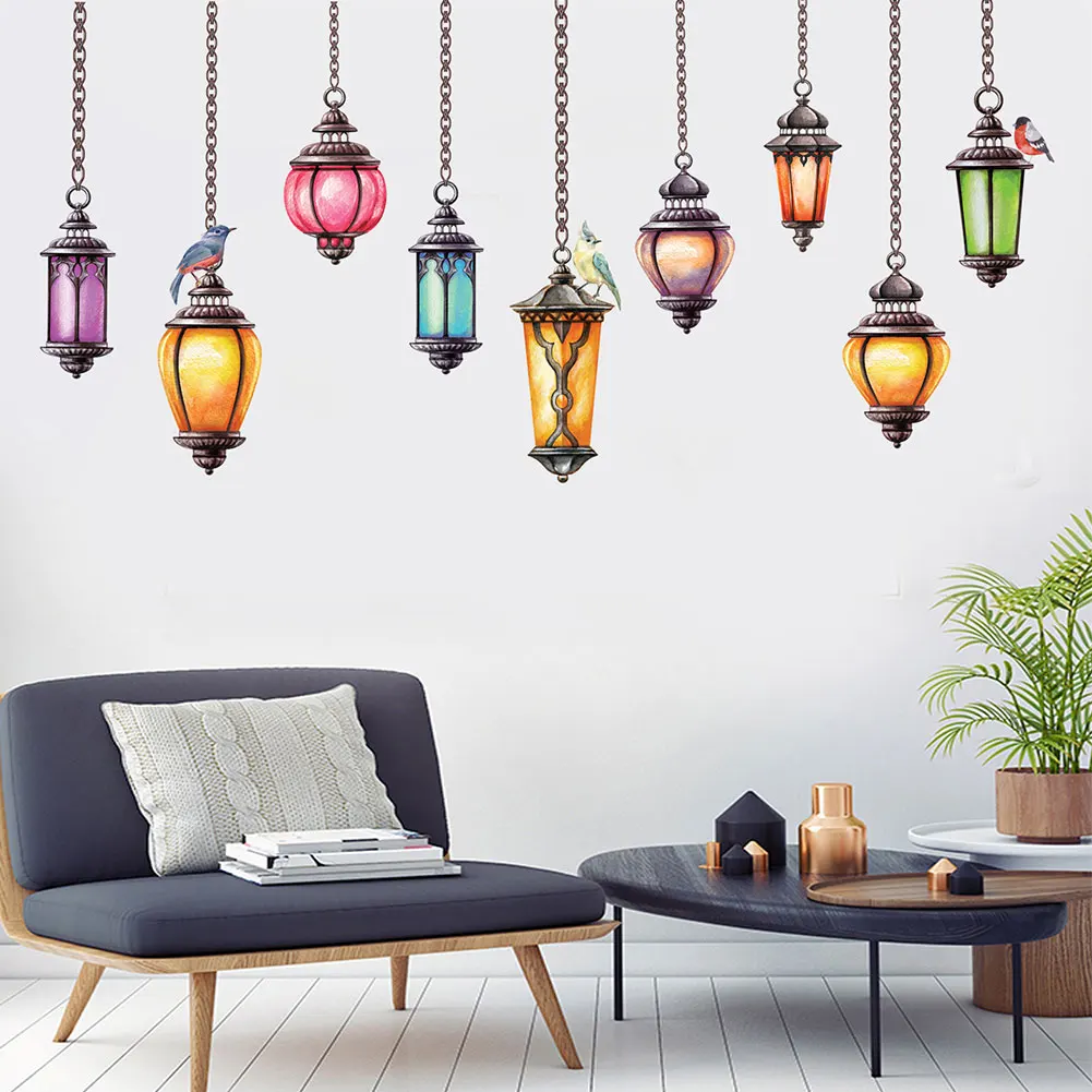 Потолочная лампа самоклеящиеся настенные наклейки украшение для детской