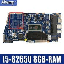 UX431FA/FN Laptop Motherboard For ASUS ZenBook-14 UX431FA UX431FN UX431F Original Mainboard 8GB-RAM I5-8265U GM