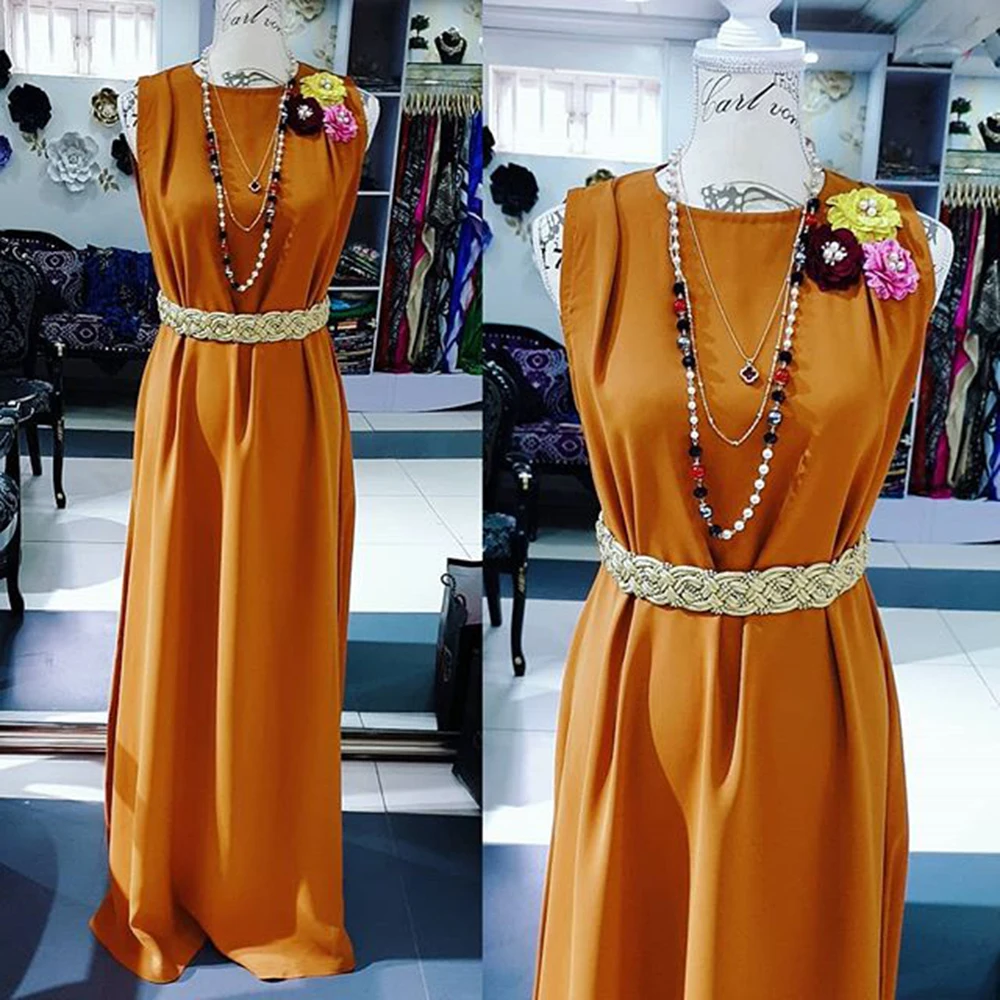 

Dresses For Women 2020 Elegant African Clothing Sleeveless Sexy Loose Maxi Dress Appliques Solid Holiday Vestidos Africaine Lady
