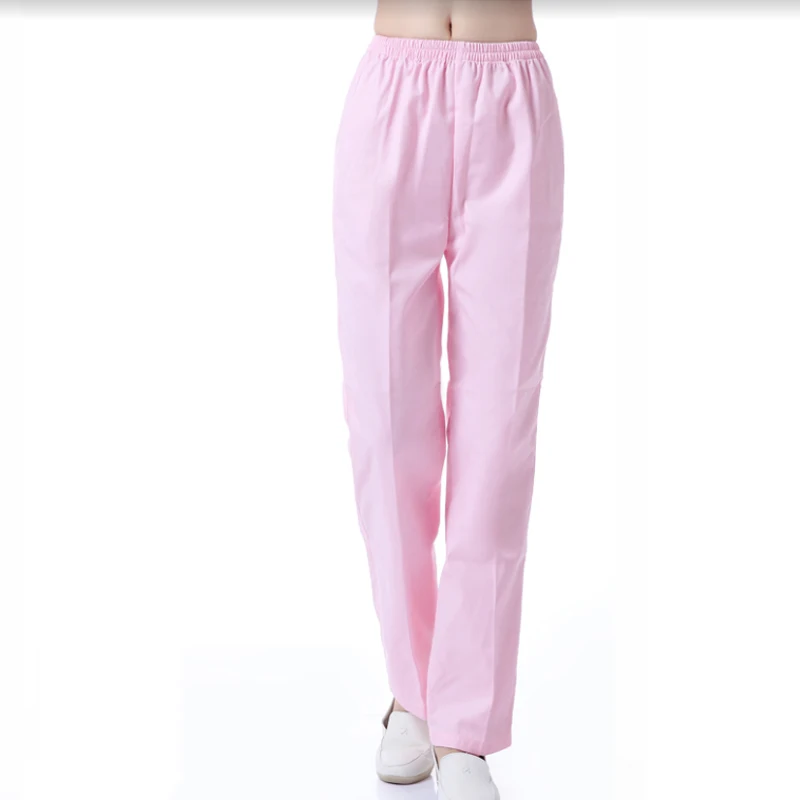 Для женщин и мужчин скраб брюки из чистого хлопка медицинская форма доктор