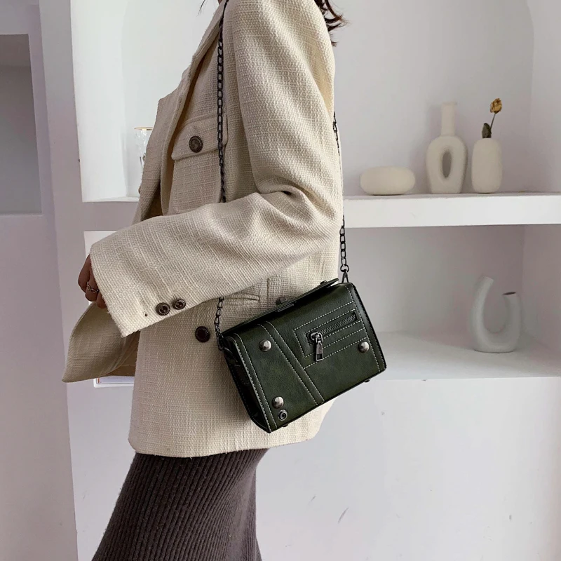 Bolsos Mujer, модные сумки в форме коробки для женщин,, роскошные сумки, женские сумки, дизайнерские, с металлическими заклепками, с клапаном, вечерняя сумочка