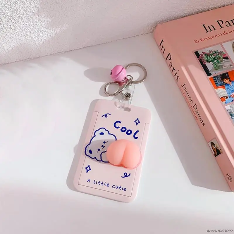 Оригинальный держатель для карт с отделением автобуса и брелоком 3D брелок в