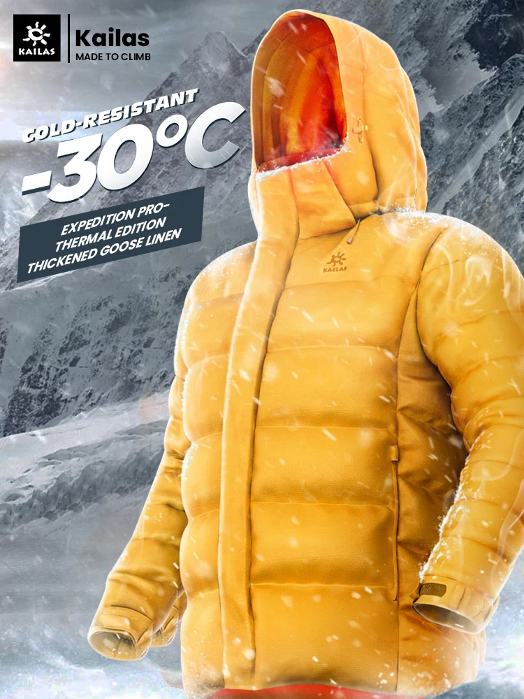 800 Peng Medium Long Men's Heated Down Jacket