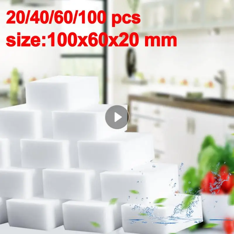 

100*60*20mm Melamine Sponge Magic Sponge Eraser Melamine Sponge Cleaner Cleaning Sponge For Kitchen Bathroom Cleaning Tools