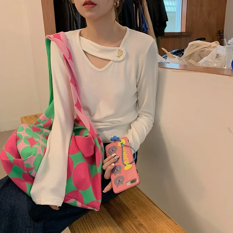 

Real Autumn New Simple Color Knitted Long SleeveRachel