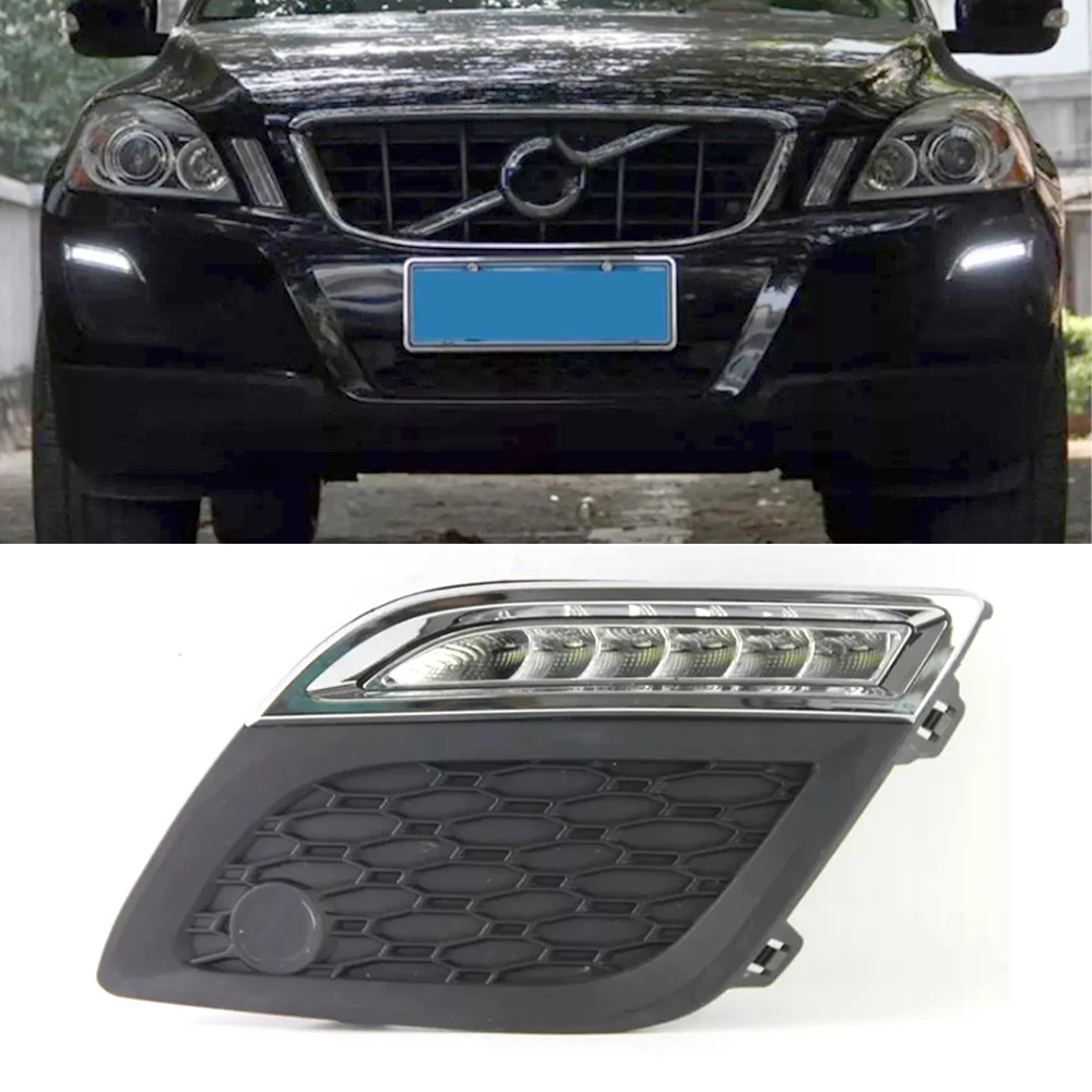 Автомобильные мигающие огни 1 пара для Volvo XC60 2011 2012 2013 дневные ходовые дневной