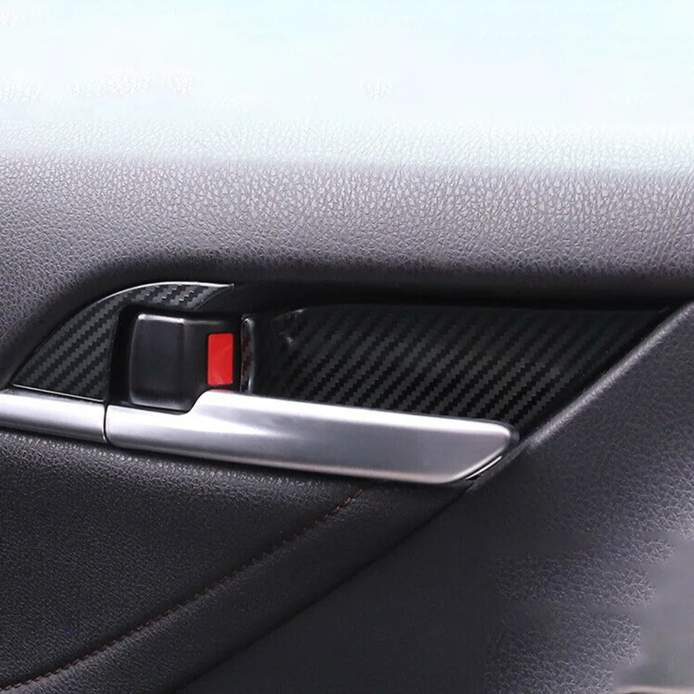 

For Toyota Camry 2018 2019 8th Interior Door Handle Trim Cover Stainless Steel And ABS Plastic Accessories Door Bowl Cover Trim