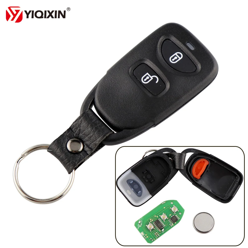 

YIQIXIN For Hyundai 2+1 3 Button For Hyundai Tucson Santa Fe 2005-2009 Remote Control Car Key For Kia Carens 433Mhz