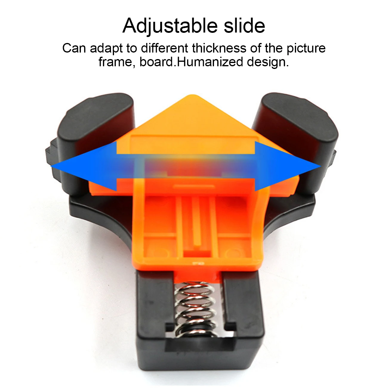 

4Pcs Adjustable Right Angle Clamp 90 Degree Woodworking Clamps Single Handle Spring Loaded Swing Clip Fixer Welding Clamps