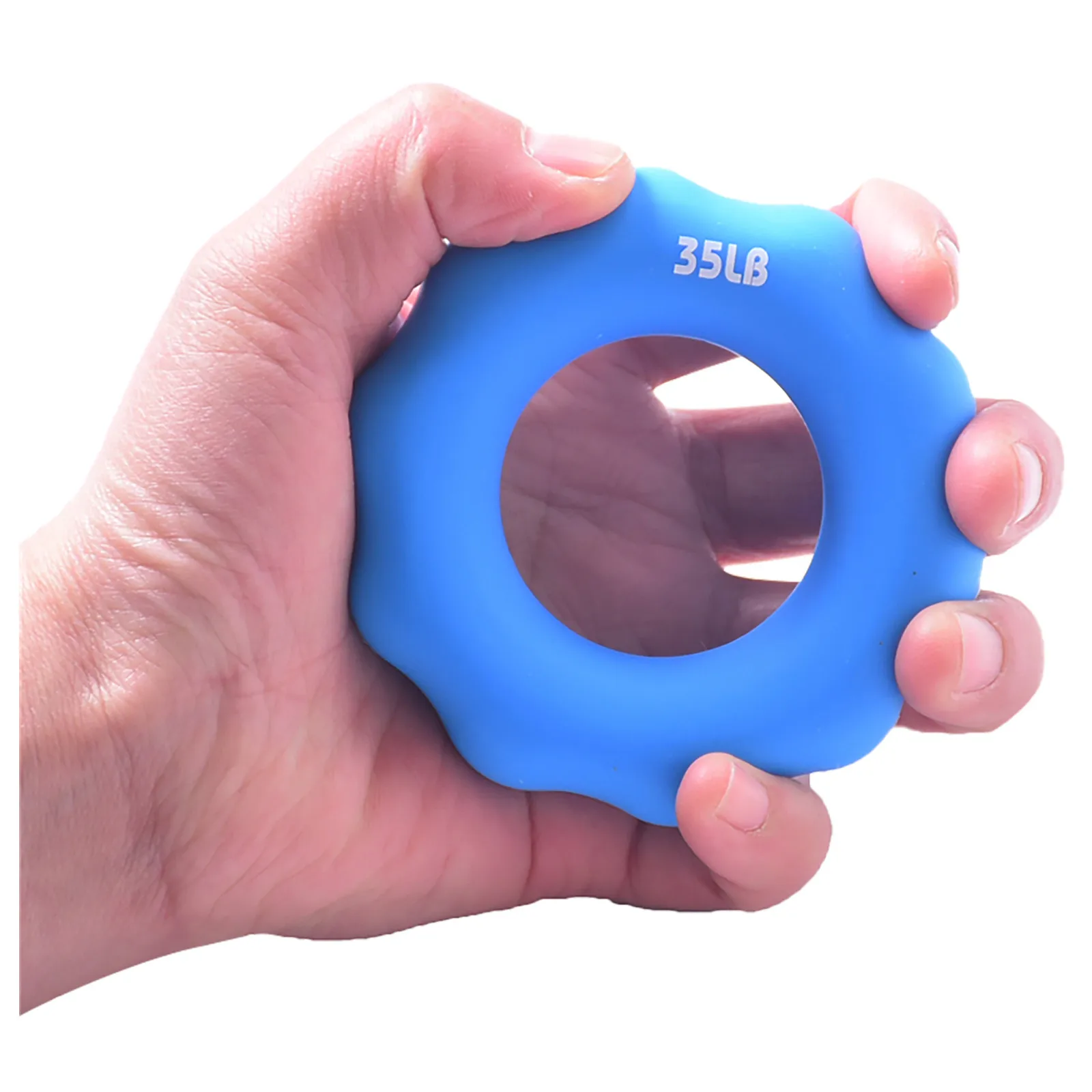 

Flower Finger Exerciser Grip Ring Massage Strength Training Carpal Expander