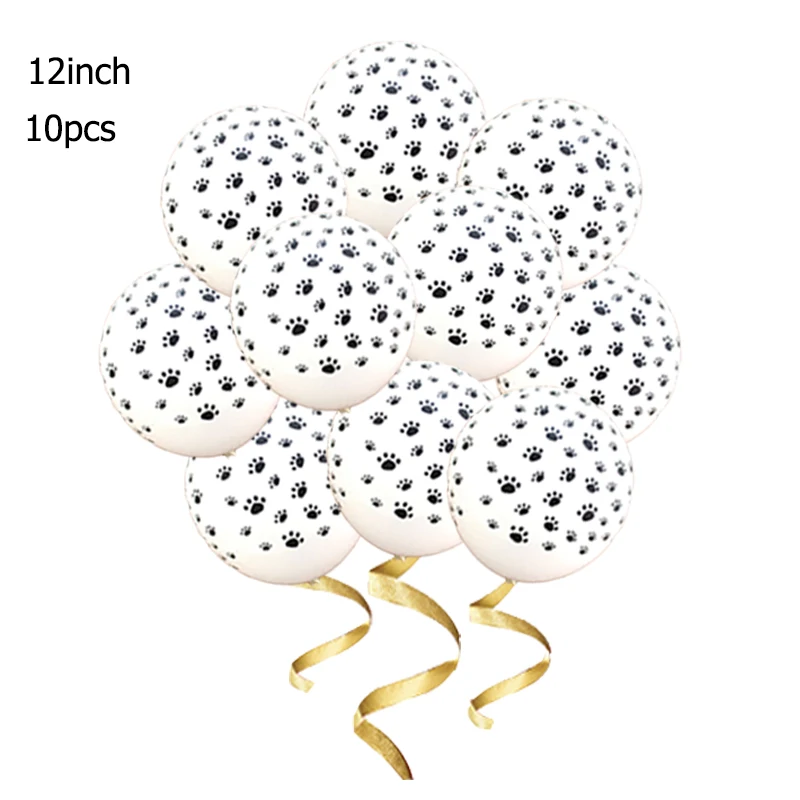 

1Set 16inch Gold Silver Woof Meow Letter Foil Balloons Animal Pet Dog Cat Birthday Party Decorations Kids Air Globos Bone Balls