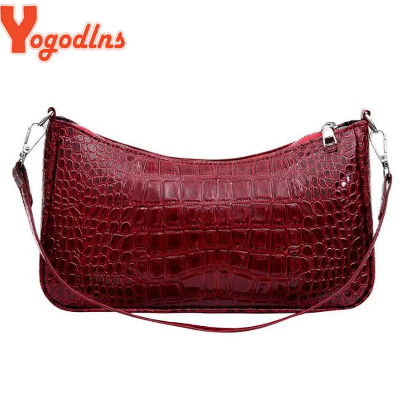 Сумки через плечо Yogodlns для женщин мессенджеры из искусственной кожи с узором под
