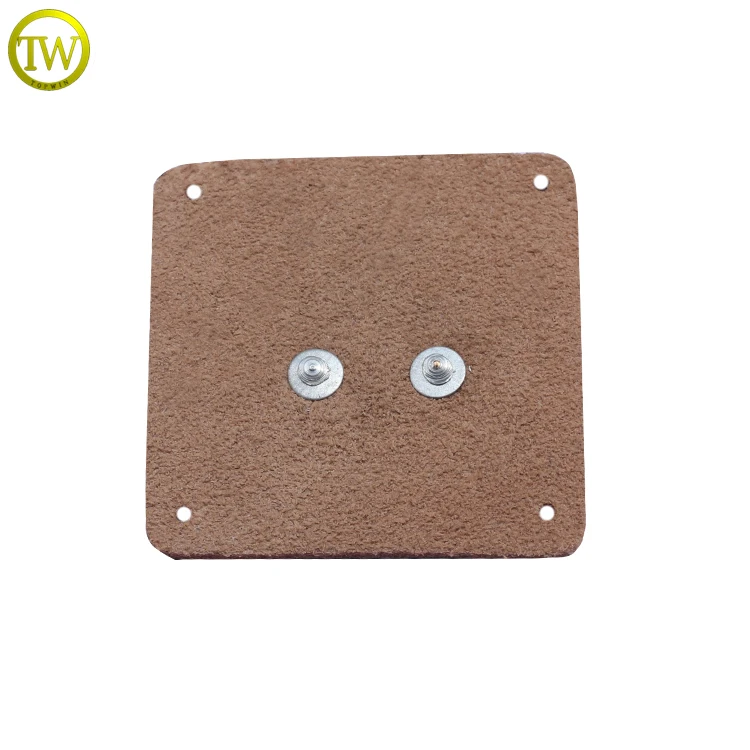 Аксессуары для одежды на заказ тисненая коричневая Маленькая кожаная этикетка |