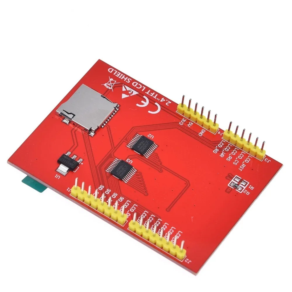 ЖК-модуль TFT 2,4 дюймов TFT ЖК-экран для Arduino UNO R3 плата и поддержка mega 2560 с сенсорной ручкой, UNO R3