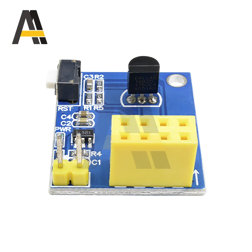 ESP8266 ESP-01 DS18B20 модуль датчика температуры и влажности esp8266 плата адаптера Wi-Fi для