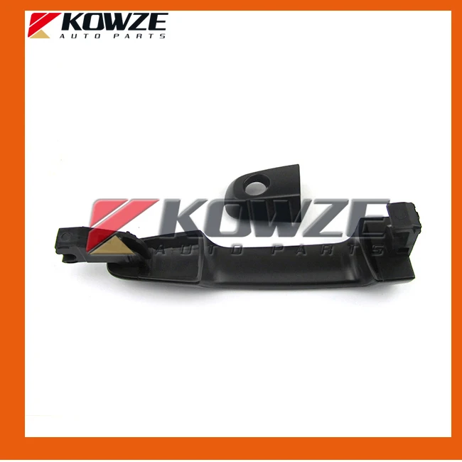 Один комплект простая черная Наружная ручка для наружной двери Mitsubishi Pickup Triton L200