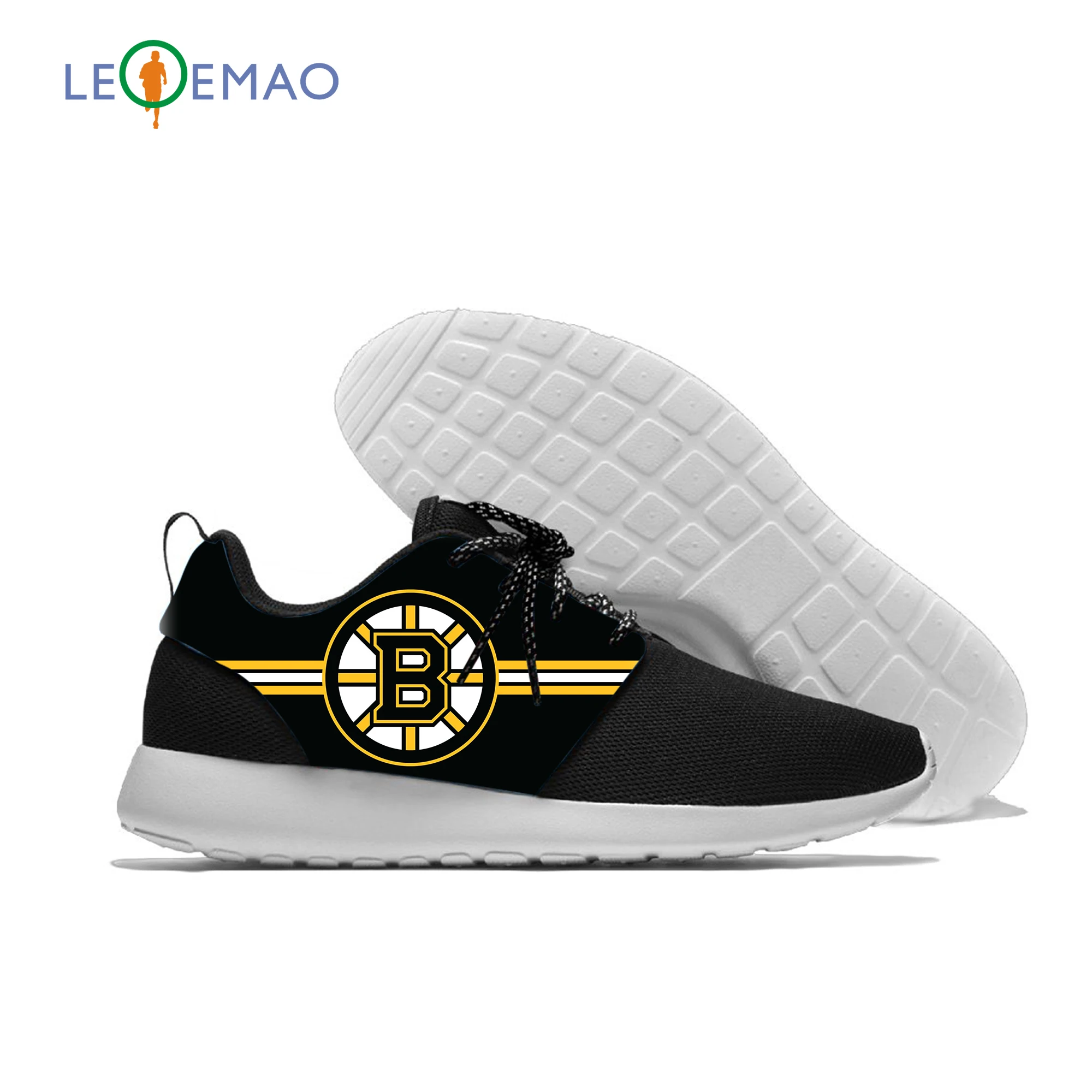 Мужские/женские модные легкие кроссовки из сетчатого материала с логотипом Bruins