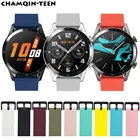 Ремешок 2022 мм для Samsung Active 2 Band для Amazfit GTR 47 мм huawei watch gt 2 42 мм, силиконовый браслет для Huawei Samsung