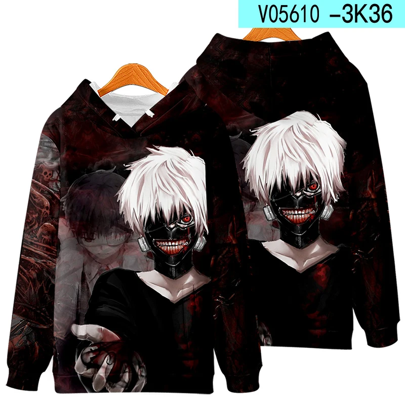Японское аниме Токийский Гуль канеки Кен Косплей Толстовка для женщин и мужчин